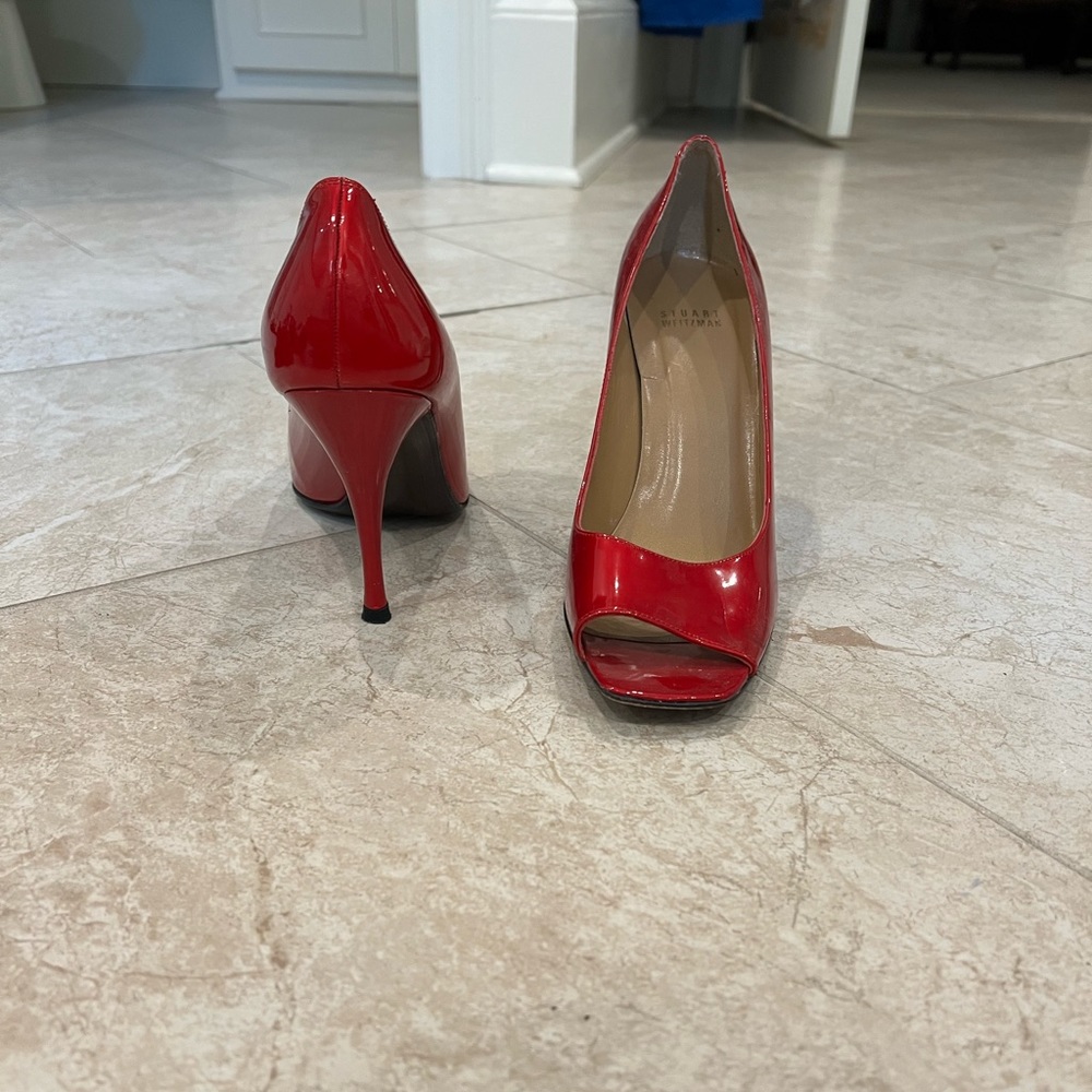 Stuart Weitzman red pumps
